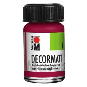 Marabu Decormatt Acryl - Granatrot 004, 15 ml