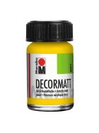 Marabu Decormatt Acryl - Gelb 019, 15 ml