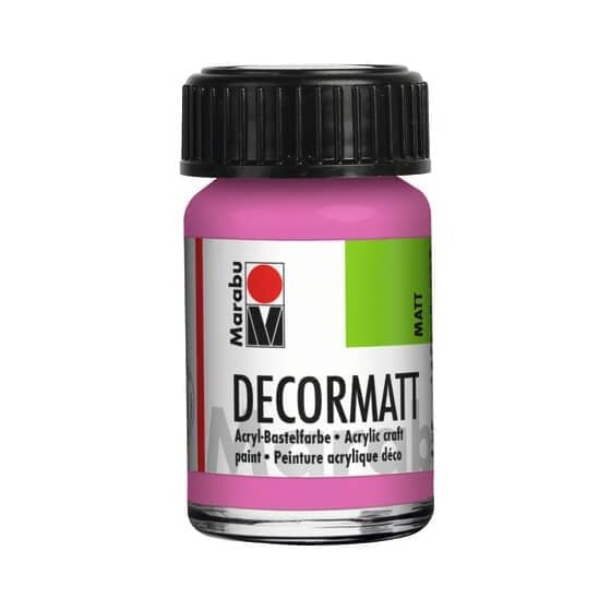 Marabu Decormatt Acryl - Pink 033, 15 ml