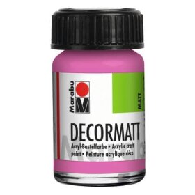 Marabu Decormatt Acryl - Pink 033, 15 ml