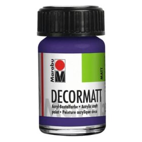 Marabu Decormatt Acryl - Violett dunkel 051, 15 ml