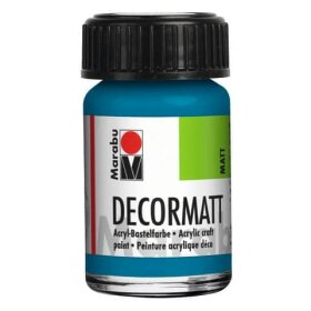 Marabu Decormatt Acryl - Cyan 056, 15 ml