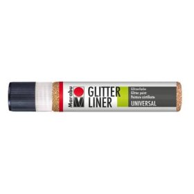 Marabu Glitter-Liner - Rotgold 586, 25 ml