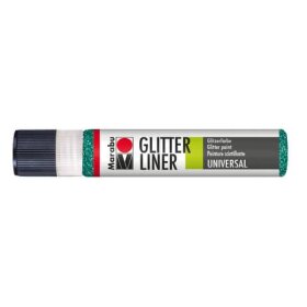 Marabu Glitter-Liner - Petrol 592, 25 ml