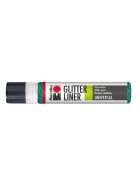 Marabu Glitter-Liner - Petrol 592, 25 ml