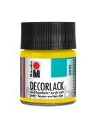 Marabu Decorlack Acryl - Gelb 019, 50 ml