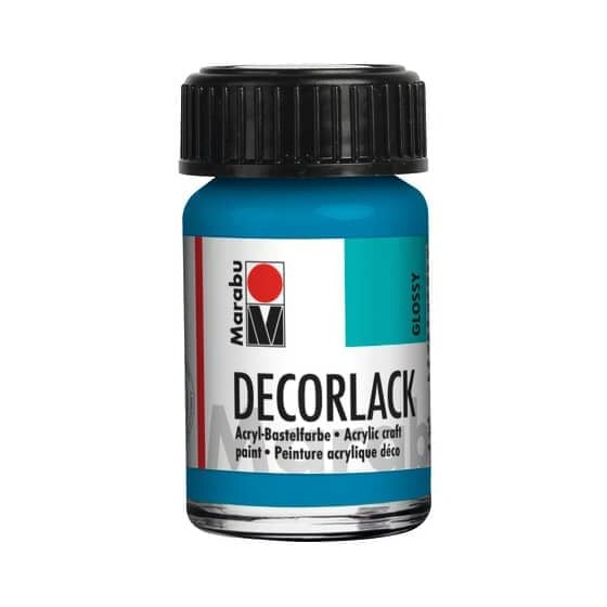 Marabu Decorlack Acryl - Cyan 056, 15 ml