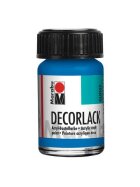 Marabu Decorlack Acryl - Azurblau 095, 15 ml