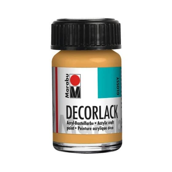 Marabu Decorlack Acryl - Metallic-Gold 784, 15 ml