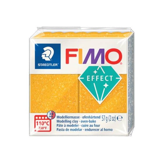 Staedtler® Modelliermasse FIMO® Effect - 57 g, glitter gold