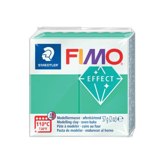 Staedtler® Modelliermasse FIMO® Effect - 57 g, transparent grün