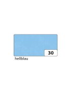 Folia Transparentpapier - hellblau, 70 cm x 100 cm, 42 g/qm