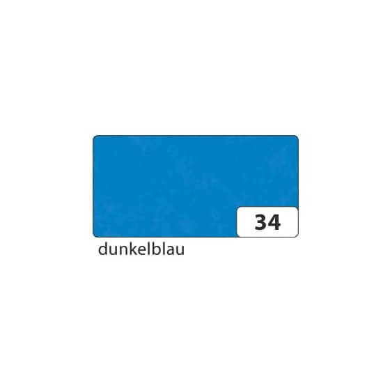Folia Transparentpapier - dunkelblau, 70 cm x 100 cm, 42 g/qm