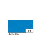 Folia Transparentpapier - dunkelblau, 70 cm x 100 cm, 42 g/qm