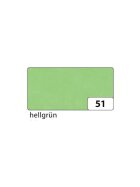 Folia Transparentpapier - hellgrün, 70 cm x 100 cm, 42 g/qm