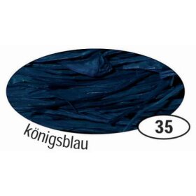 Folia Naturbast Raffia - matt, königsblau, 50 g