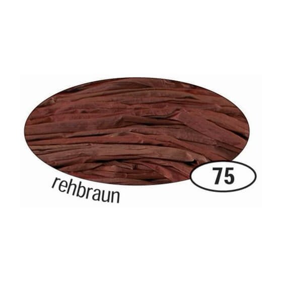 Folia Naturbast Raffia - matt, rehbraun, 50 g
