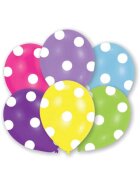 amscan® Luftballon "Polka Dots" - 6 Stück, sortiert