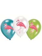 amscan® Luftballon "Flamingo Paradise" - 6 Stück, sortiert