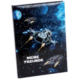 Goldbuch Freundebuch Raumschiff - A5