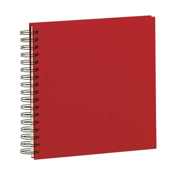 Rössler Papier Fotospiralbuch SOHO - 23 x 23 cm, 60 Seiten, rot
