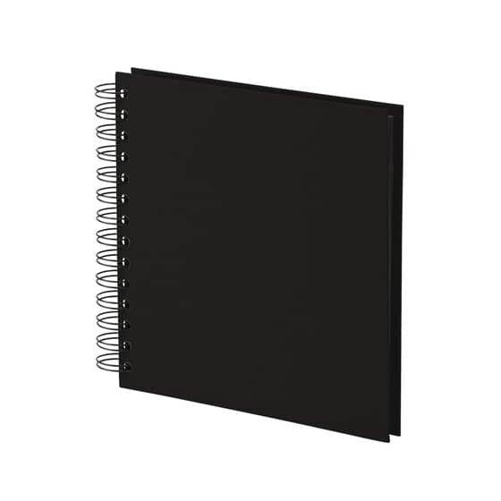 Rössler Papier Fotospiralbuch SOHO - 18 x 18 cm, 60 Seiten, schwarz