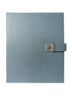 Goldbuch Dokumentenmappe Summertime Trend - 27,5 x 34 cm, blau/grau