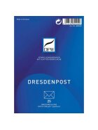 DFW Briefumschlag DresdenPost - DIN C6, gefüttert, 80 g/qm, 25 Stück