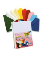Folia Briefumschlag - C 6, 10 Farben sortiert,  120 g/qm, 50 Stück