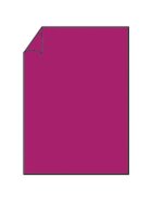 Rössler Papier Coloretti Briefbogen - A4, 165g, 10 Blatt, amarena