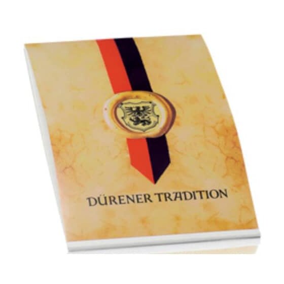 Rössler Papier Briefblock Dürener Tradition - A5, 50 Blatt, weiß, satiniert