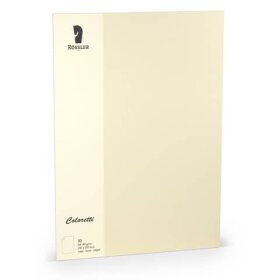 Rössler Papier Coloretti Briefbogen - A4, 80g, 10...