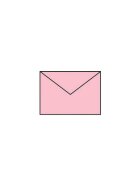 Rössler Papier Coloretti Briefumschläge - B6, 5 Stück, rosa