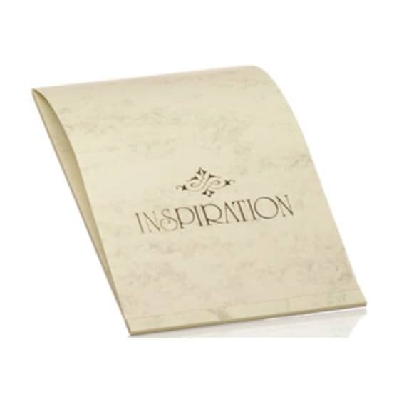 Rössler Papier Briefblock Inspiration - A4, 40 Blatt, chamois marmora