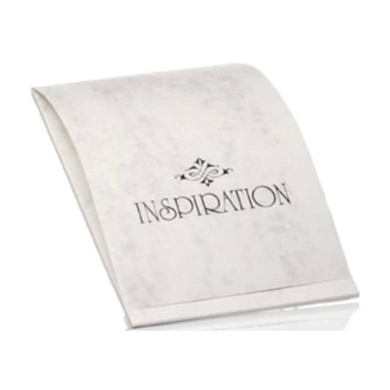 Rössler Papier Briefblock Inspiration - A4, 40 Blatt, grau marmora