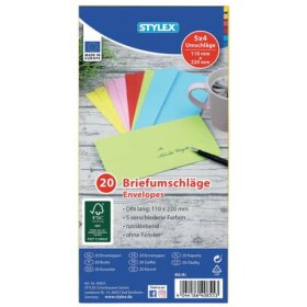 STYLEX® Briefumschläge - DL, ohne Fenster,...