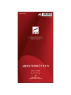 DFW Briefumschlag Meisterbütten - DIN lang, gefüttert, 80 g/qm, 25 Stück