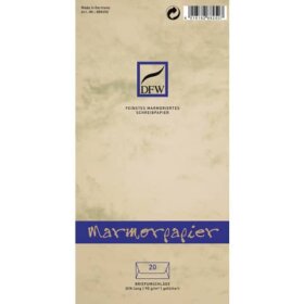 DFW Briefumschlag Marmorpapier - DIN lang,...
