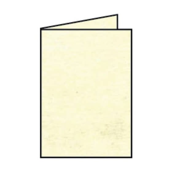 Rössler Papier Coloretti Doppelkarte - B6 hoch, 5 Stück, chamois marmora