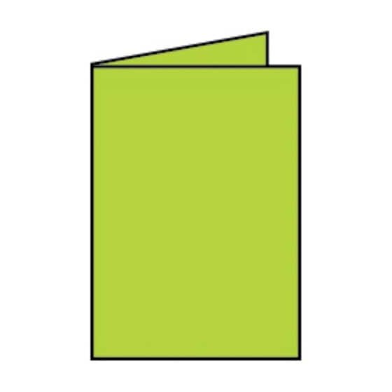 Rössler Papier Coloretti Doppelkarte - B6 hoch, 5 Stück, hellgrün