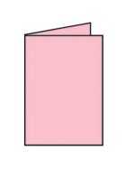 Rössler Papier Coloretti Doppelkarte - B6 hoch, 5 Stück, rosa