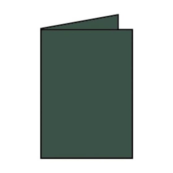Rössler Papier Coloretti Doppelkarte - B6 hoch, 5 Stück, forest