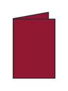 Rössler Papier Coloretti Doppelkarte - B6 hoch, 5 Stück, rosso