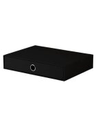 Rössler Papier Schubladenbox SOHO - einzel Schublade für A4, schwarz
