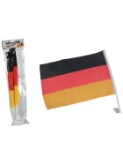 Autofahne "Deutschlandflagge" - 45 x 30 cm, 2 Stück