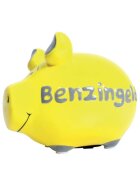 KCG Spardose Schwein "Benzingeld" - Keramik, klein