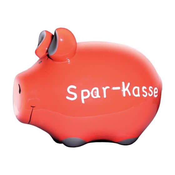 KCG Spardose Schwein "Spar-Kasse" - Keramik, klein