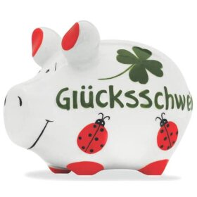 KCG Spardose Schwein "Glücksschwein" -...