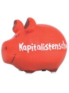 KCG Spardose Schwein "Kapitalistenschwein" - Keramik, klein