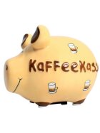 KCG Spardose Schwein "Kaffeekasse" - Keramik, klein